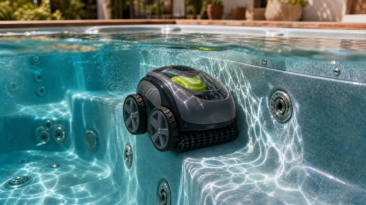 Zodiac SPABOT OS 0800 opinioni — pulisce il fondo e la parete di uno spa residenziale