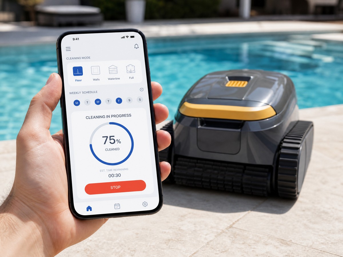 Dolphin E60i recensione — controllo dall'app MyDolphin Plus