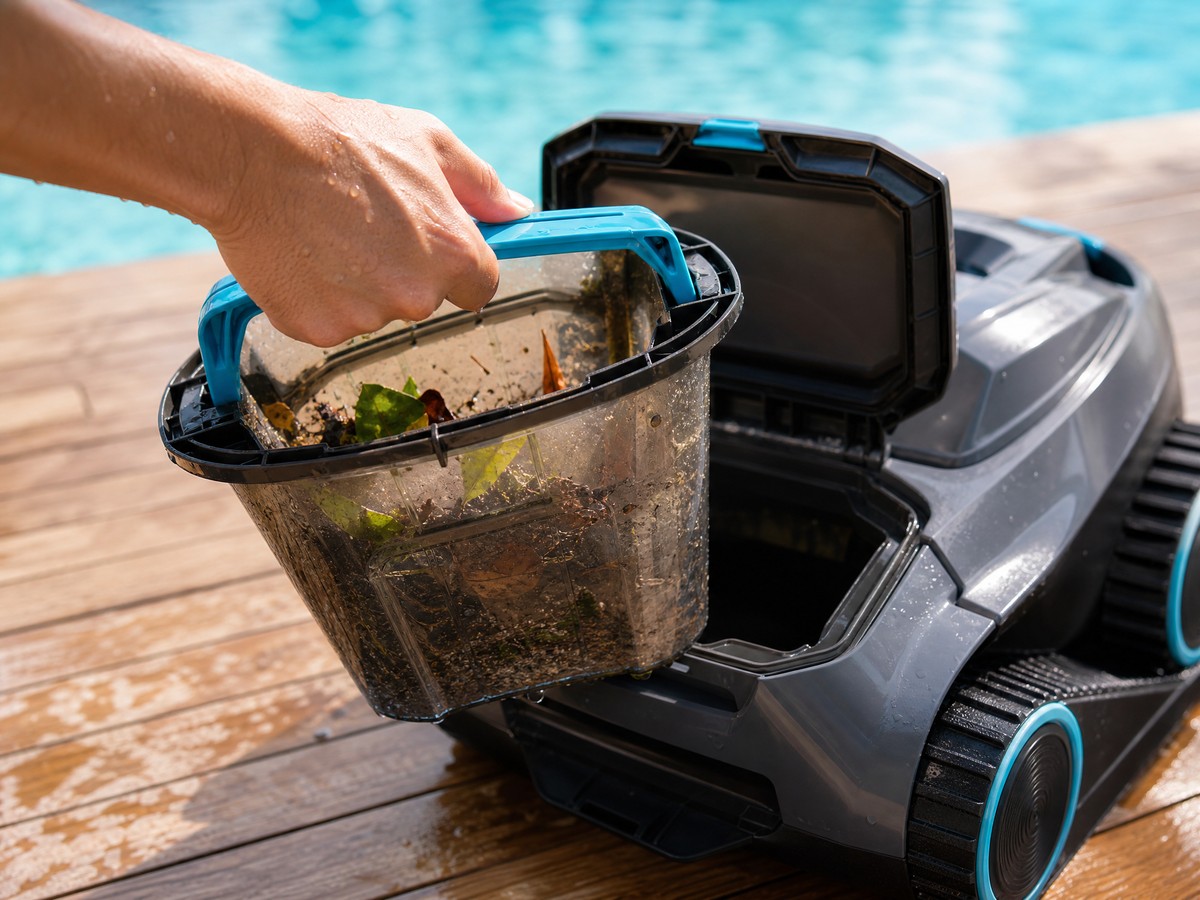 Zodiac OV 5300 SW recensione — dettaglio del cestello filtrante