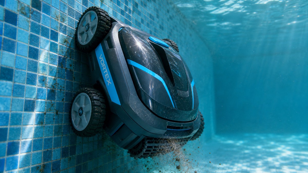 Zodiac OV 5300 SW opinioni — pulizia della parete della piscina